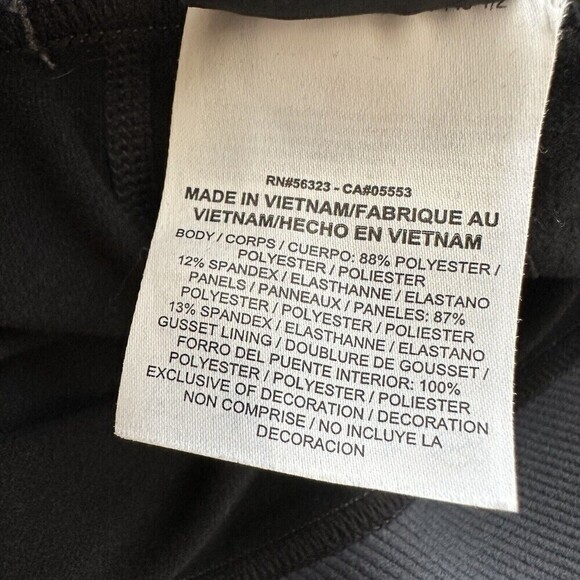 Nike Pro Training Workout Tights Womens Size Small Black Athletic Swoosh 932078 - Picture 13 of 15